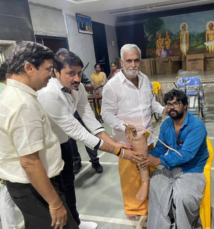 Adinath Jain Trust empowers 600 differently abled and underprivileged people with free prosthetic aids worth Rs. 20 Lakhs, distributed by the Hon'ble Minister of Hindu Religious and Charitable Endowments Department Shri P.K. Sekar Babu