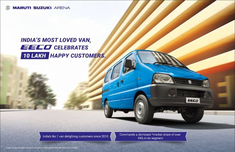 India’s most loved van, Eeco celebrates 10 lakh customers