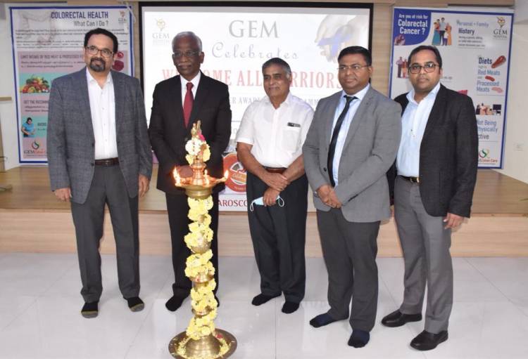 GEM HOSPITAL FELICITATES COLORECTAL CANCER WARRIORS