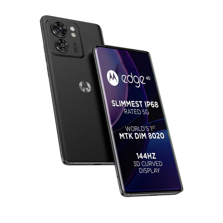 Motorola edge 40, the World’s slimmest 5G phone with IP68 underwater protection along with 144Hz 3D curved display, the World’s 1st MediaTek Dimensity 8020 and many more segment 1st features goes on sale today on Flipkart, Motorola.in, and other leading retail stores