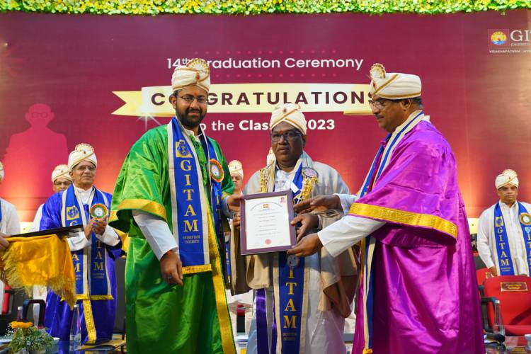 “Students should Embrace Subject Diversity for Excellence in Education”, says Pramath Raj Sinha at GITAM Hyderabad’s 14th Convocation