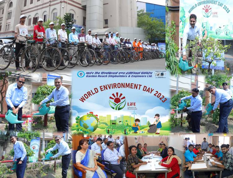 Towards a Greener Future: GRSE observes World Environment Day 2023