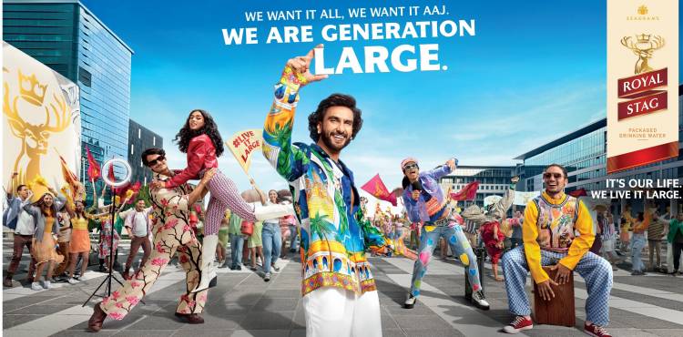 Seagram’s Royal Stag Launches Its New Live It Large Campaign Featuring Brand Ambassador Superstar Ranveer Singh
