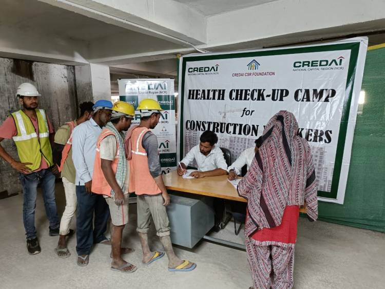 CREDAI NCR Organises Mega Health Camp At EROS Sampoornam In Greater Noida West