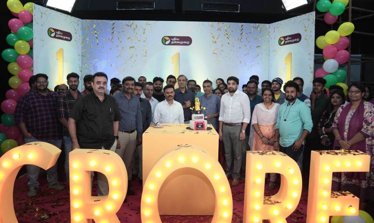 Puthiya Thalaimurai, India’s first Tamil news channel to achieve One crore subscribers on YouTube