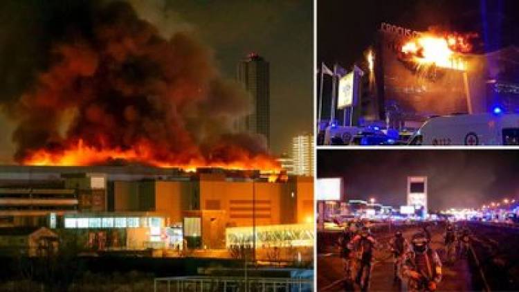 ரஷ்யா இசை கச்சேரியில் துப்பாக்கிச்சூடு: 133 பேர் பலி.!