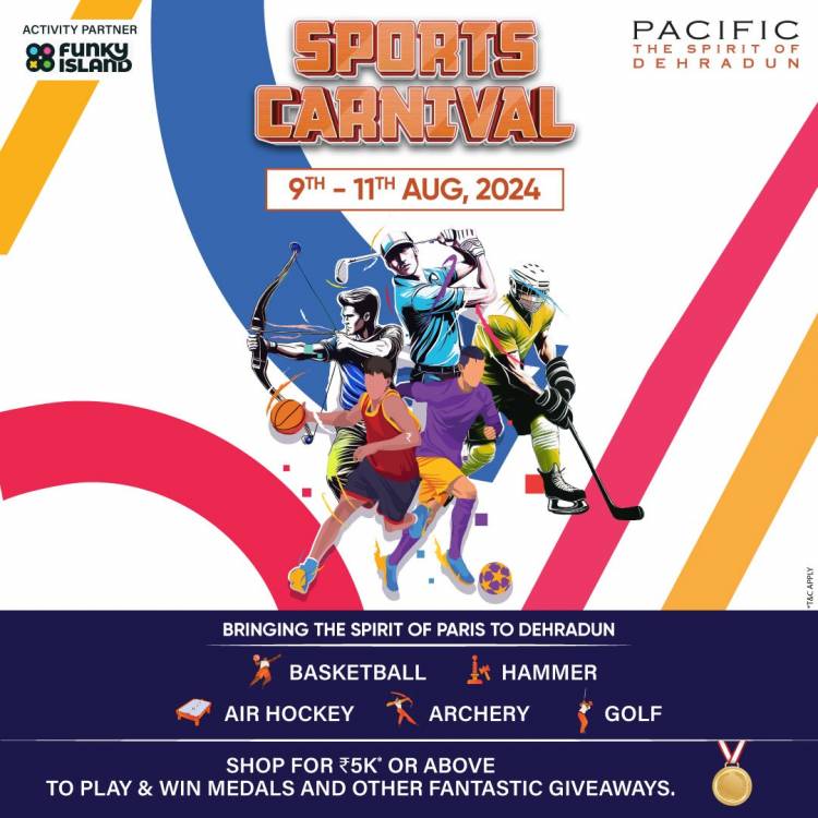 Pacific Mall Dehradun Hosts Exciting Sports Carnival A Weekend full of Thrills and Shopping