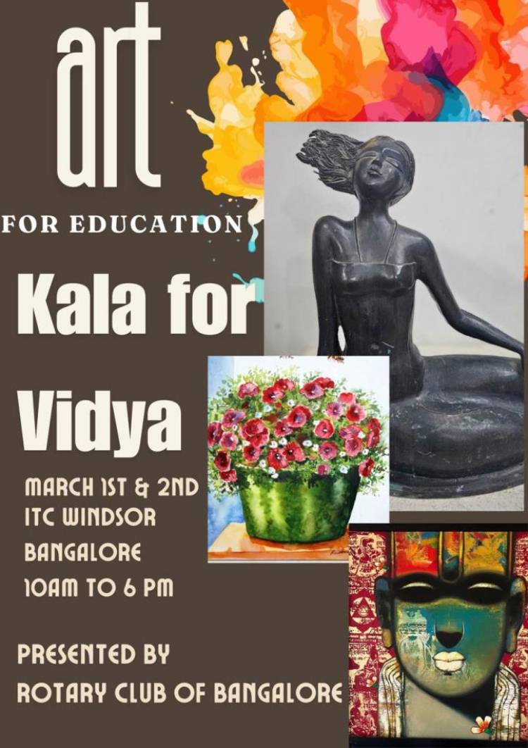 Rotary Club of Bangalore Presents "Kala for Vidya" - Painting a brighter future.