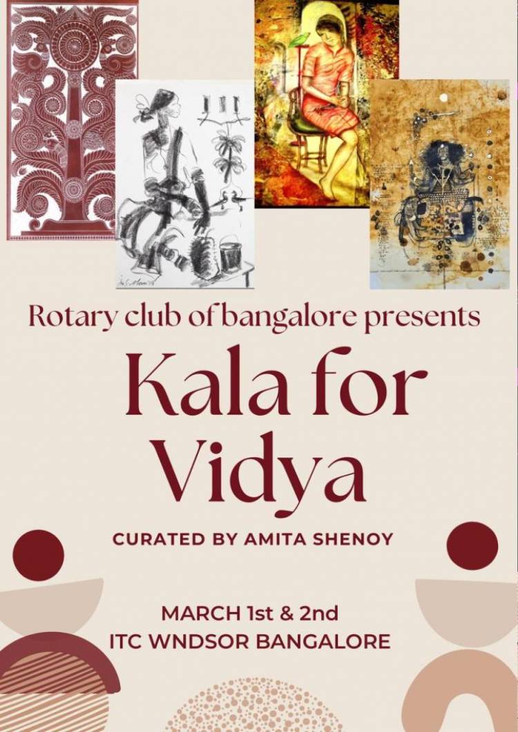 Rotary Club of Bangalore Presents "Kala for Vidya" - Painting a brighter future.