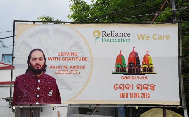 Reliance launches multi-pronged efforts   to enrich Rath Yatra experience for lakhs of devotees