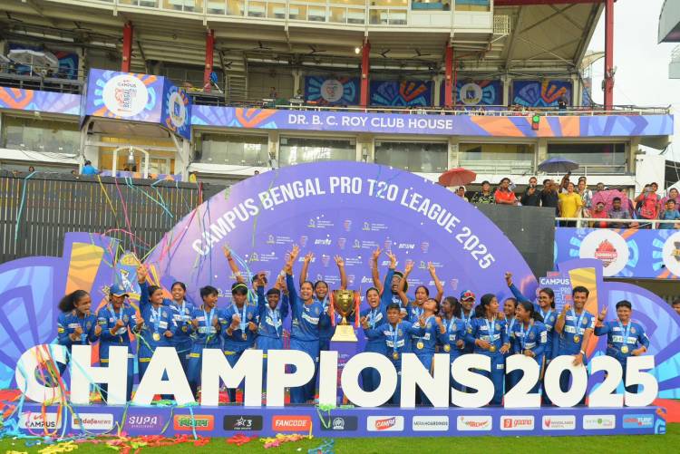Lux Shyam Kolkata Tigers Clinch Second Consecutive   Title in Bengal Women’s Pro T20 League 2025