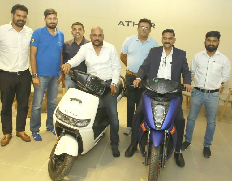 Ather Energy Ltd Unveils New  Flagship Showroom in Nalgonda