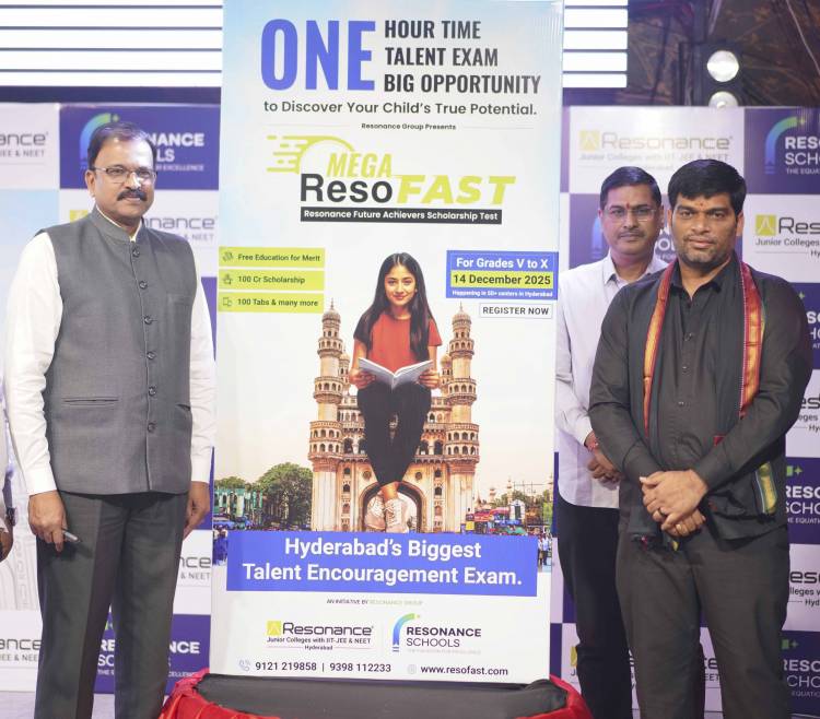 Sri J.D. Lakshminarayana Unveils Hyderabad’s Biggest Talent Encouragement Exam – MEGA ResoFAST