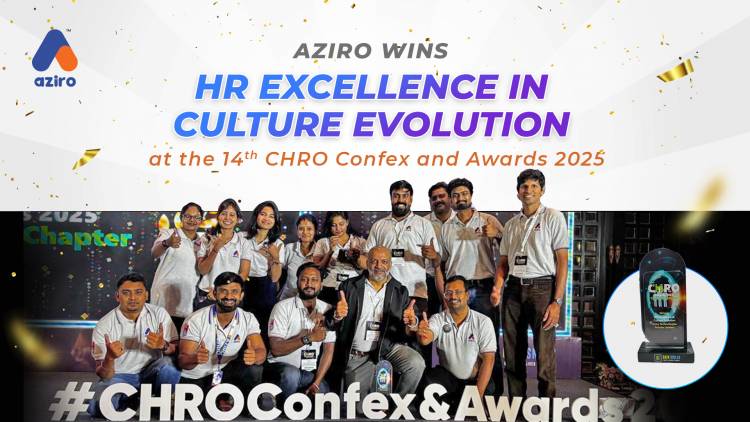 Aziro Wins HR Excellence in Culture Evolution at the 14th CHRO Confex and Awards 2025