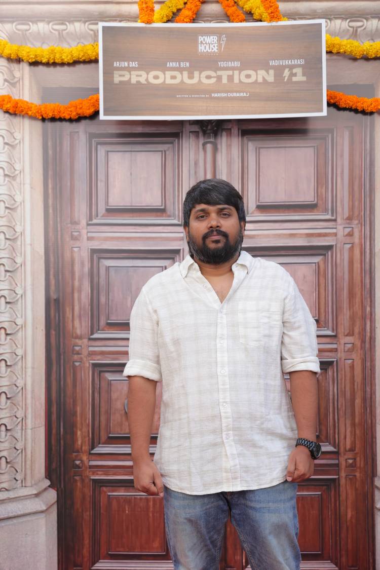 அர்ஜுன் தாஸ் , நடிகை அன்னா பென் & யோகிபாபு நடிப்பில், ஹரிஷ் துரைராஜ் இயக்கும் புதிய படம்,  பூஜையுடன் இனிதே துவங்கியது!!