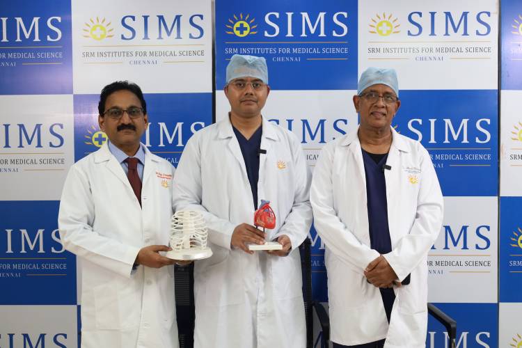 SIMS Hospitals Performs India’s First Keyhole Removal of Rare Heart Tumour from the Left Ventricle