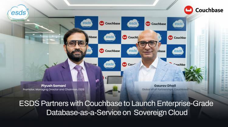 ESDS Partners with Couchbase to Launch Enterprise-Grade Database-as-a-Service on  Sovereign Cloud