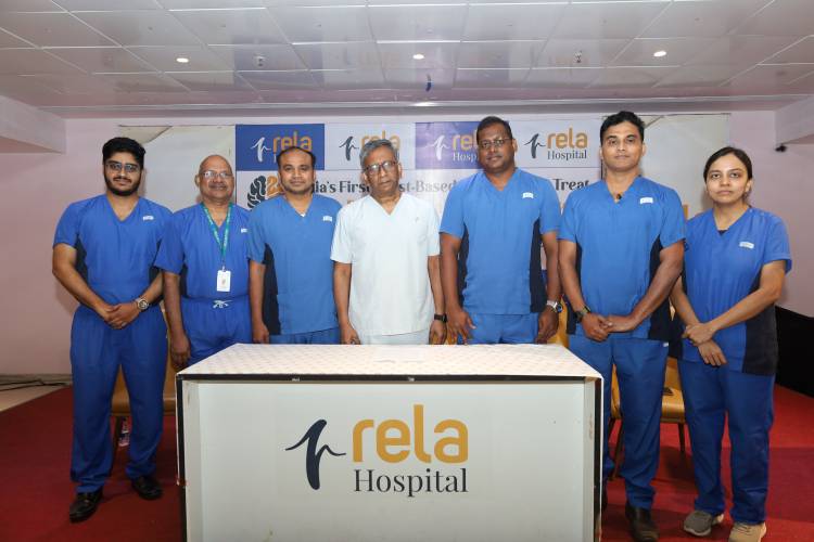 Rela Hospital Performs India’s First Wrist-Based Procedure to Treat Rare Bulge in Brain’s Blood Vessel with Intrasaccular Device