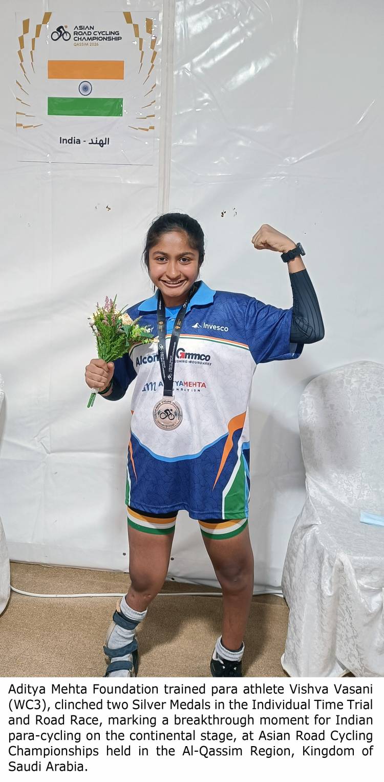 Indian Para Cycling Team shines at the Asian Road Para-Cycling Championships Qassim 2026