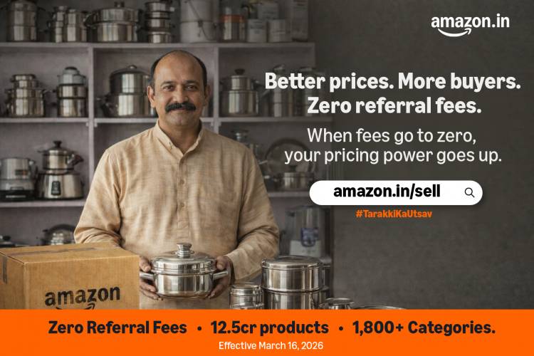 Amazon announces Zero Referral fees on over 12.5 crore products: Sellers to save up to 70% in fees