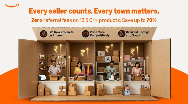 Amazon announces Zero Referral fees on over 12.5 crore products: Sellers to save up to 70% in fees