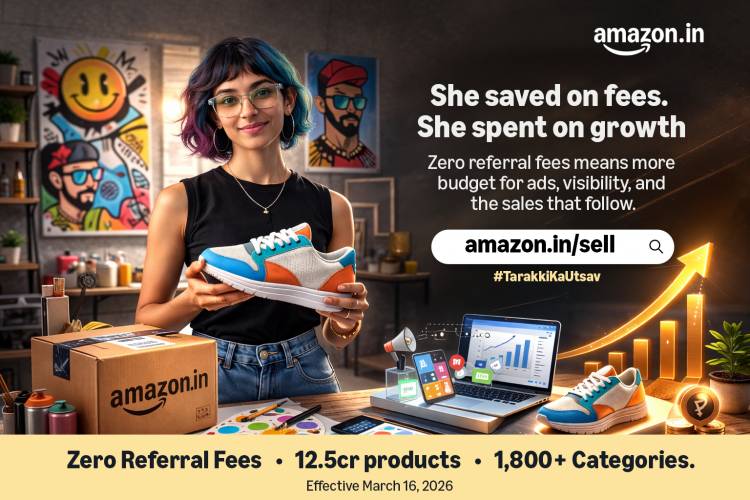 Amazon announces Zero Referral fees on over 12.5 crore products: Sellers to save up to 70% in fees