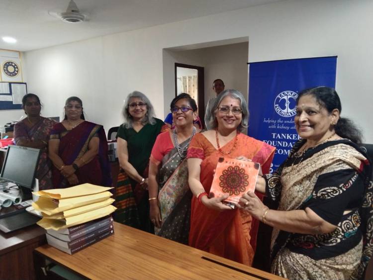 Therapeutic Mandala Art Books Donated to TANKER Foundation by Trustee Mrs. Sudha Lakshmi Rao on 02nd March 2026. We would be grateful for your good coverage. Grateful Thanks. Latha Kumaraswami.