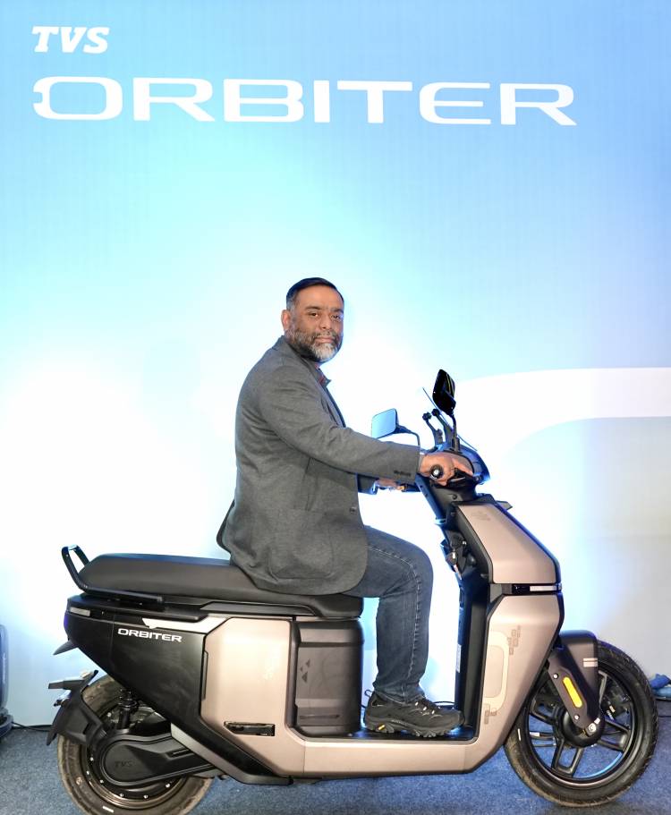 TVS Orbiter V1 launched; Now Available From ₹49,999 with BaaS