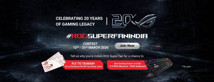 ASUS ROG Celebrates 20 Years of Gaming Excellence with Launch of ROG Super Fan India Community Campaign