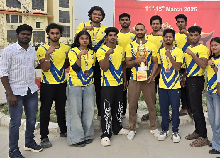SRMIST Arm-Wrestlers Secure Multiple Laurels and Overall Left-Hand Championship at All India Inter-University Championship 2025–2026
