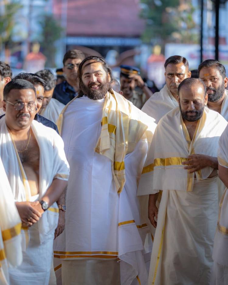 Anant Ambani Announces ₹6 Crore Temple Donations, ₹12 Crore Rajarajeshwaram Renovation; Additional Support for Guruvayur Elephant Welfare 