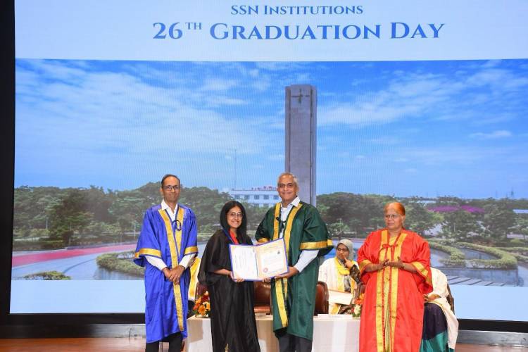 SSN College of Engineering, Chennai celebrates 26th Graduation Day, over 959 students were conferred degrees 