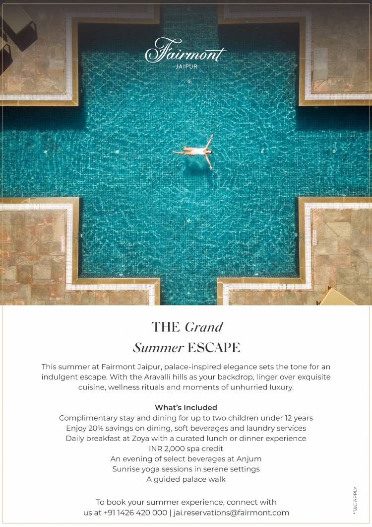 Escape the Heat with Fairmont Jaipur’s Grand Summer Escape