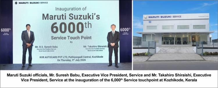 Maruti Suzuki strengthens after-sales footprint with 6,000th service touchpoint