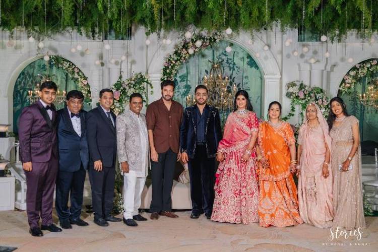  Lalwani Family Hosts Grand Wedding Reception for Harsh and Chandana