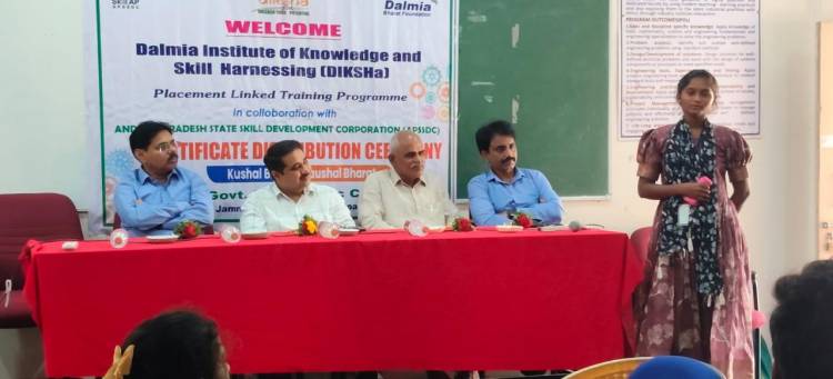 Dalmia Bharat Foundation Organises Valedictory Ceremony for DIKSHa Trainees in Kadapa
