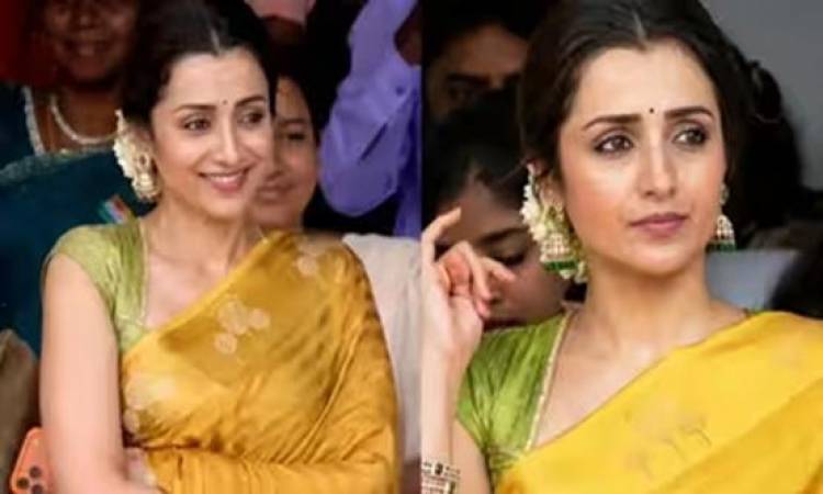 Trisha reveals her Independence Day saree was her mother’s