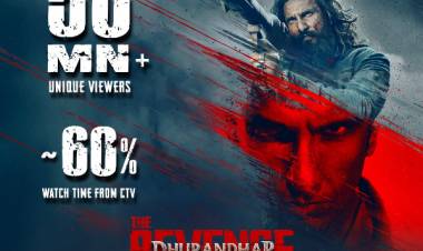 DHURANDHAR THE REVENGE BECOMES THE BIGGEST-EVER DIGITAL LAUNCH, OPENING TO 50 MILLION VIEWERS ON JIOHOTSTAR