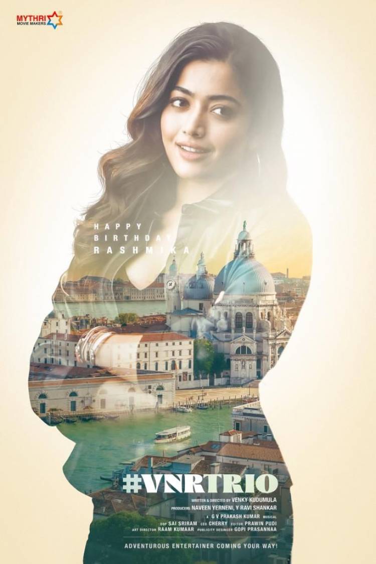 Team #VNRTrio Wishes Rashmika Mandanna On Her Birthday With A Beautiful Poster