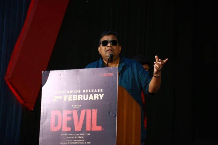 ”என் இசைக்கு 35 மதிப்பெண்கள் கொடுக்கலாம்” – டெவில் பத்திரிக்கையாளர் சந்திப்பில் மிஷ்கின்