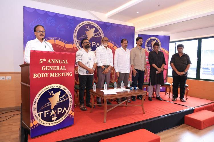 தமிழ்த் திரைப்பட நடப்புத் தயாரிப்பாளர் சங்க (TAMIL FILM ACTIVE PRODUCERS ASSOCIATION) வருடாந்திர பொதுக்குழுக் கூட்டத்தில் (ANNUAL GENERAL BODY MEETING) எடுக்கப்பெற்ற சில முடிவுகள்