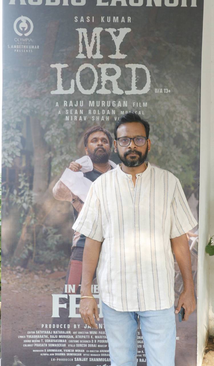  சசிகுமார்- ராஜு முருகன் கூட்டணியில் ' மை லார்ட் திரைப்பட இசை வெளியீட்டு விழா