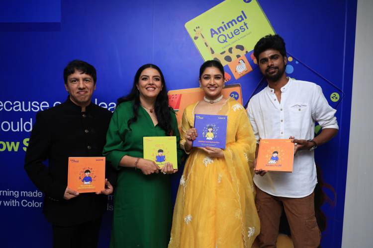 Actress Vani Bhojan and Micset Sriram inaugurated Kiki & Koko movie producer's experiential learning store "Color pencil" in Chennai!