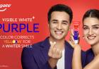 Kriti Sanon and Abhishek Sharma unveil "The Beauty Secret" : A Whiter Smile with Colgate Visible White Purple 