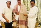 டாக்டர் அன்புமணி ராமதாஸ் அவர்களை அருள்பதி, கலைப்புலி எஸ். தாணு மரியாதை நிமித்தமாக சந்திப்பு