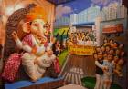 Ganesh Chaturthi Theme ‘Parivartan – Towards a Developed Bengal’  at Executive Palace Complex, Kolkata.