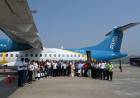 FLY91 Touches Down at Navi Mumbai International Airport with Ceremonial Flight