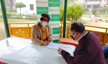 ‘Super Specialty Health Camp’ organized to felicitate the Residents Welfare Association