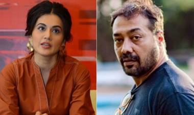 Income Tax raids underway at the properties of film director Anurag Kashyap and actor Taapsee Pannu in Mumbai