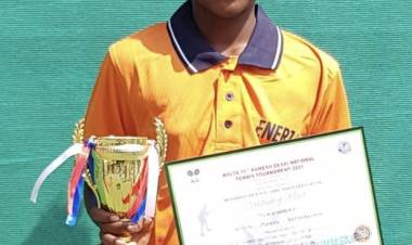 VELAMMAL EXCELS IN TENNIS